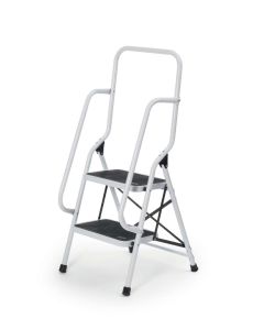 2 Step Safety Ladder with Handrail