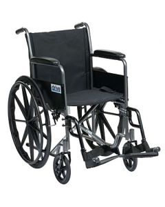 Drive Medical Silver Sport Self Propelled Wheelchair