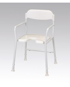 Days White Line Shower Chair