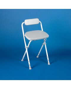 Homecraft Sherwood Folding Perching Stool with back rest
