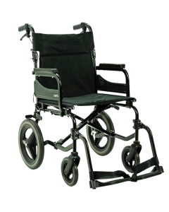 Karma Sparrow 2 Ultra Lightweight Folding Attendant Propelled Wheelchair – Compact & Easy to Transport