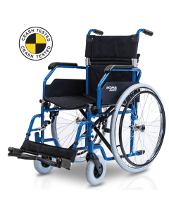 Roma Medical Avant Car Crash Tested Self Propelled Wheelchair in Blue Frame Colour - 1610