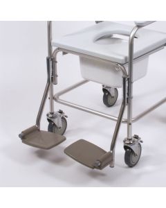 Footrests for the Homecraft Aluminium Commode Chair
