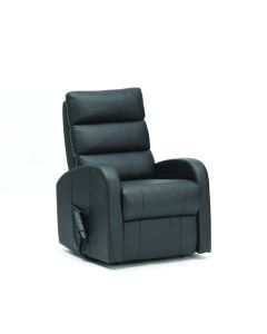 Three Tier Back PU Single Motor Riser Recliner Chair - CLR33BLK