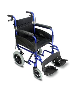 Z-Tec Wide Aluminium Transit with Attendant Handbrakes