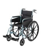 Days Escape Lite Aluminium Self Propelled Wheelchair - 091566249 - Silver Blue