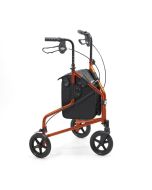 Days Aluminium Lightweight Tri-Wheel Walker in Russet Orange Colour -  091552710