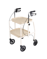 Homecraft Trolley Walker With Brakes in Beige