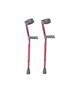 Drive DeVilbiss Children Red Forearm Crutches 