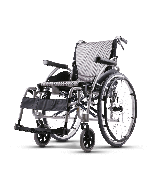 Karma Ergo 115 Self Propelled Wheelchair in pearl silver frame colour