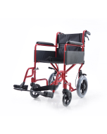 Karma I Lite Folding Travel Transit Wheelchair in Red Colour - 9095