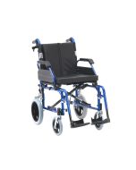 Drive XS Aluminium Folding Lightweight Transit Wheelchair - Blue Colour